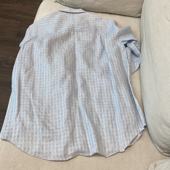 NWOT Liz Claiborne Lizsport, Irish Linen Button down - Picture 5 of 5